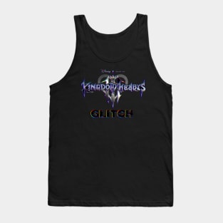 Kingdom Hearts - Logo Glitch Effect Tank Top